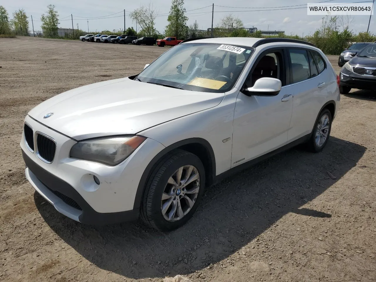 WBAVL1C5XCVR80643 2012 BMW X1 xDrive28I