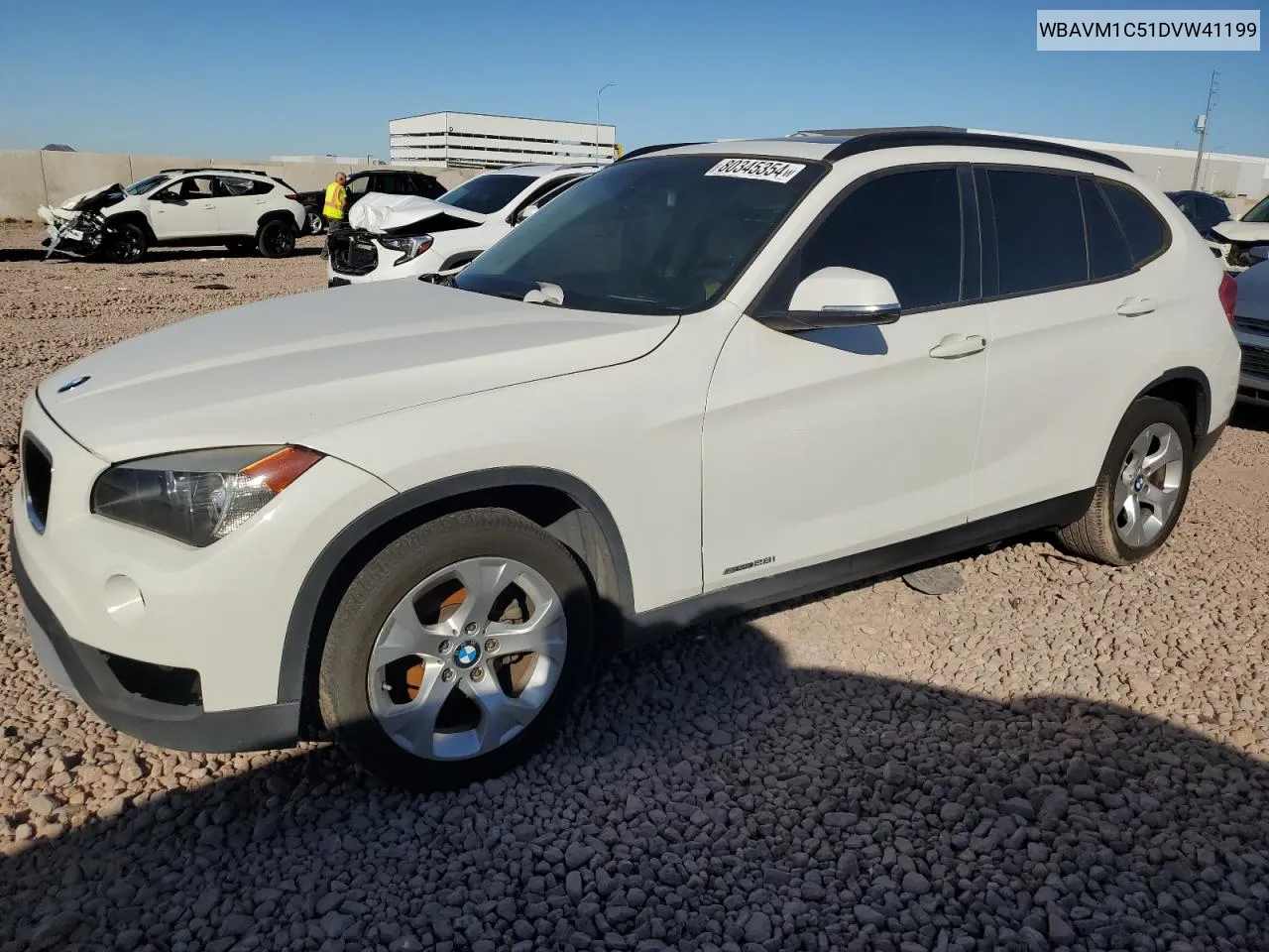 2013 BMW X1 Sdrive28I VIN: WBAVM1C51DVW41199 Lot: 80345354