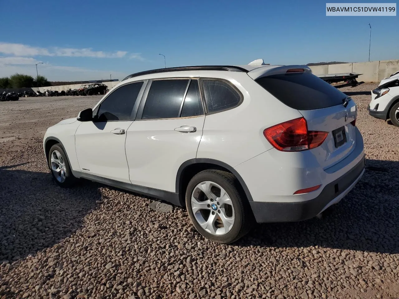 2013 BMW X1 Sdrive28I VIN: WBAVM1C51DVW41199 Lot: 80345354