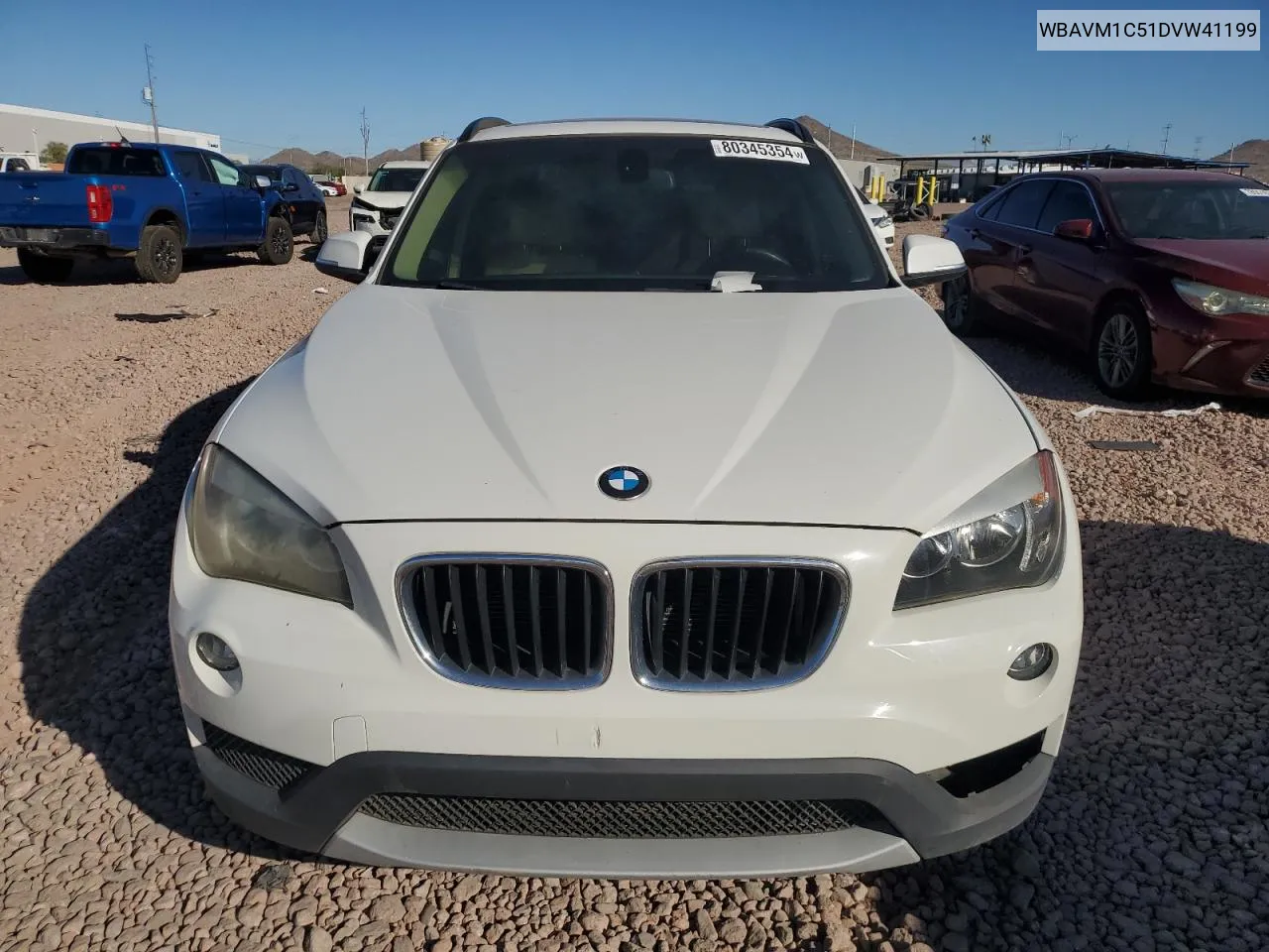 2013 BMW X1 Sdrive28I VIN: WBAVM1C51DVW41199 Lot: 80345354