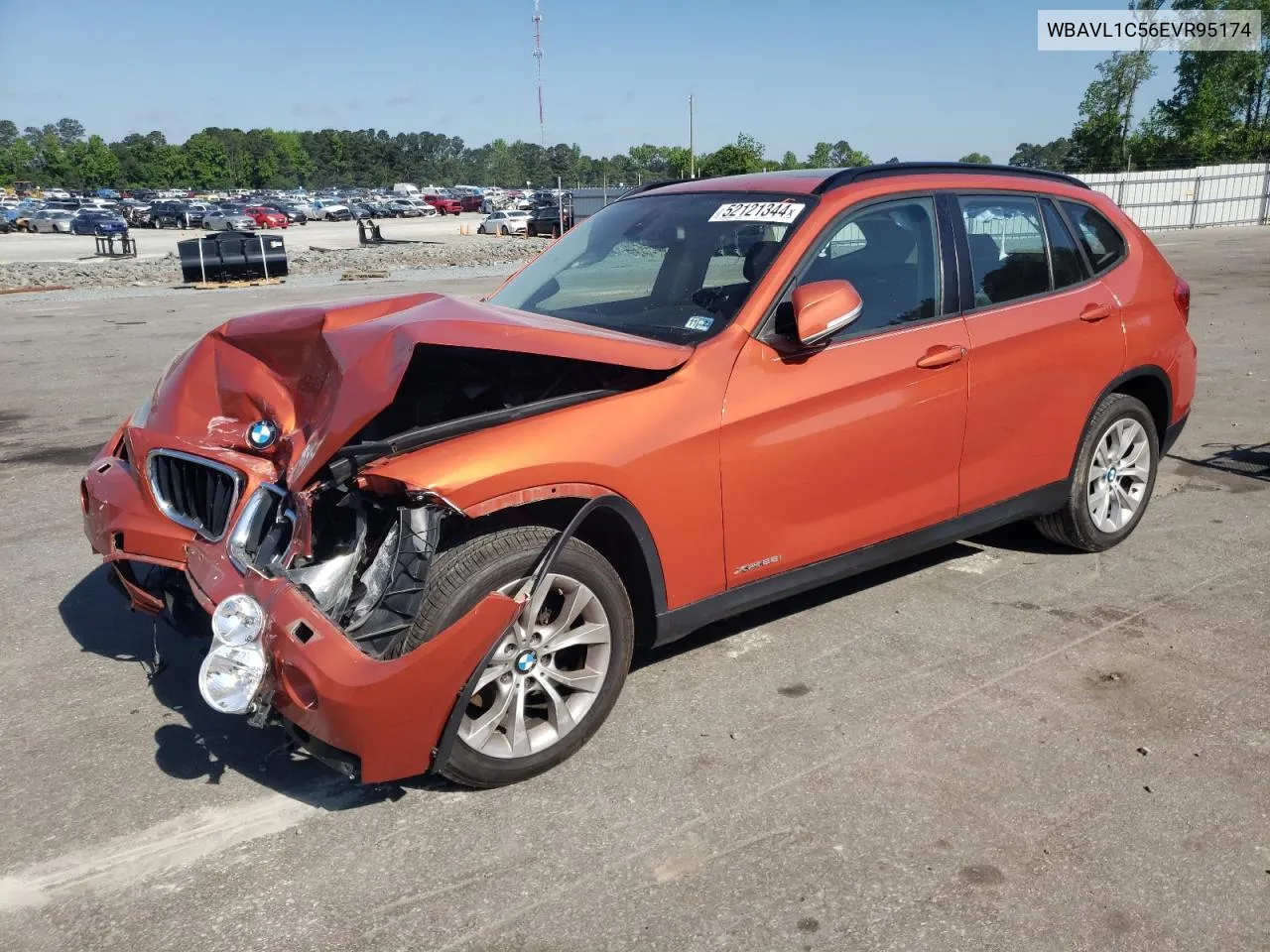 2014 BMW X1 xDrive28I VIN: WBAVL1C56EVR95174 Lot: 52121344