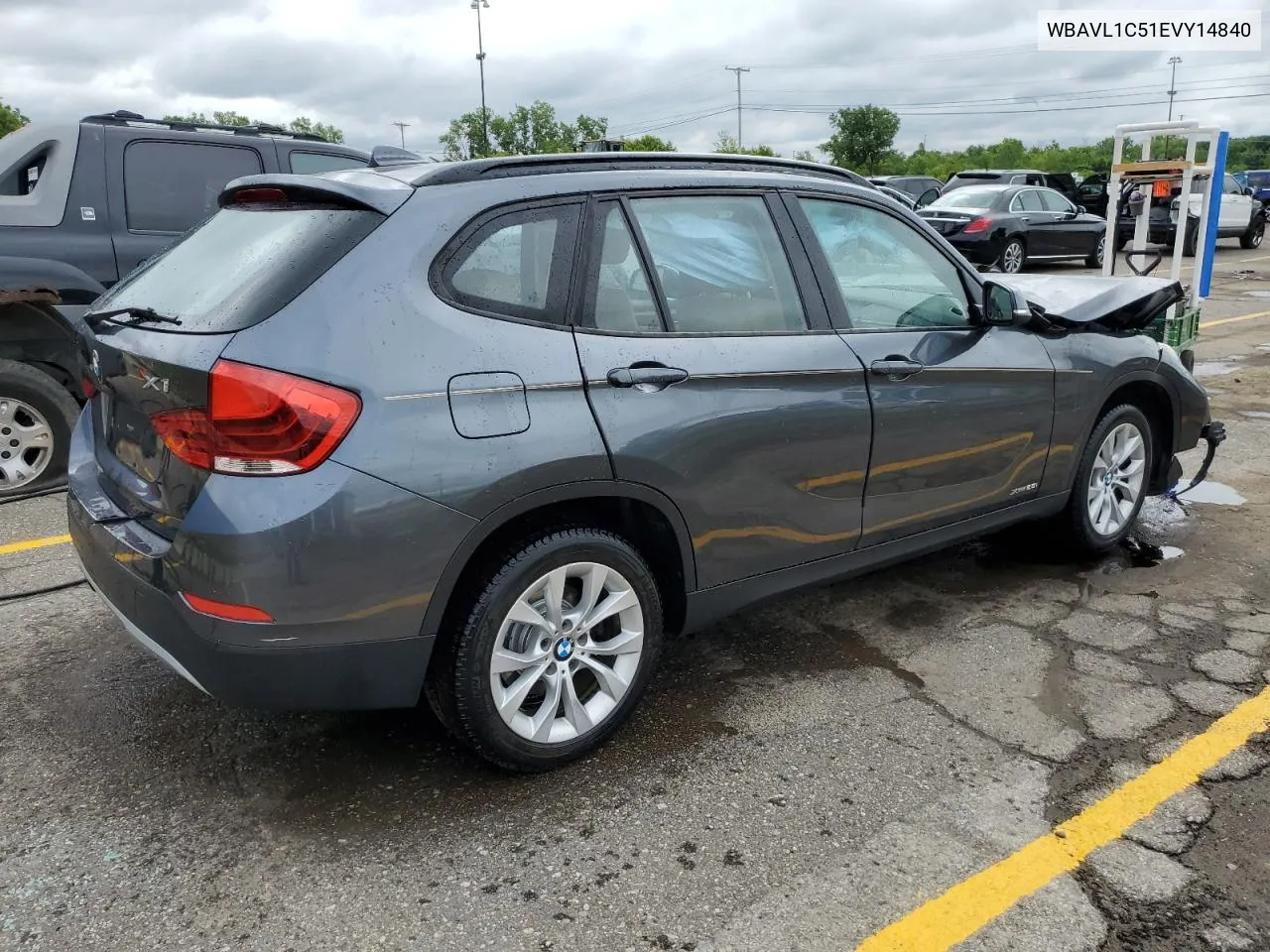 2014 BMW X1 xDrive28I VIN: WBAVL1C51EVY14840 Lot: 58097604