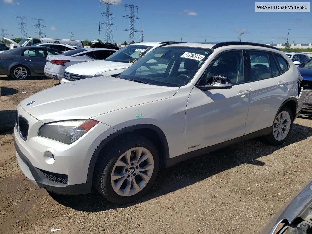 2014 BMW X1 xDrive28I VIN: WBAVL1C5XEVY18580 Lot: 61730974