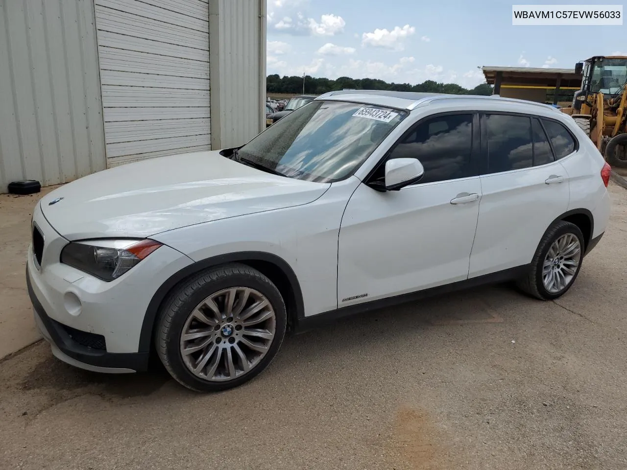 2014 BMW X1 Sdrive28I VIN: WBAVM1C57EVW56033 Lot: 65943724