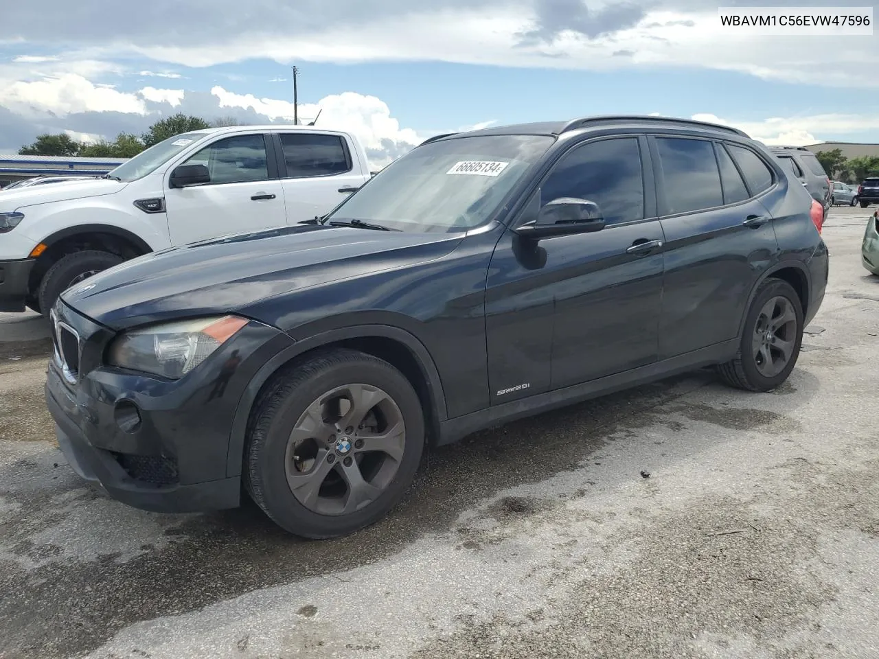 2014 BMW X1 Sdrive28I VIN: WBAVM1C56EVW47596 Lot: 66605134