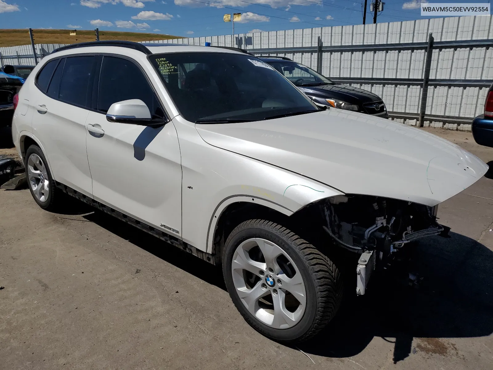 2014 BMW X1 xDrive35I VIN: WBAVM5C50EVV92554 Lot: 67117894