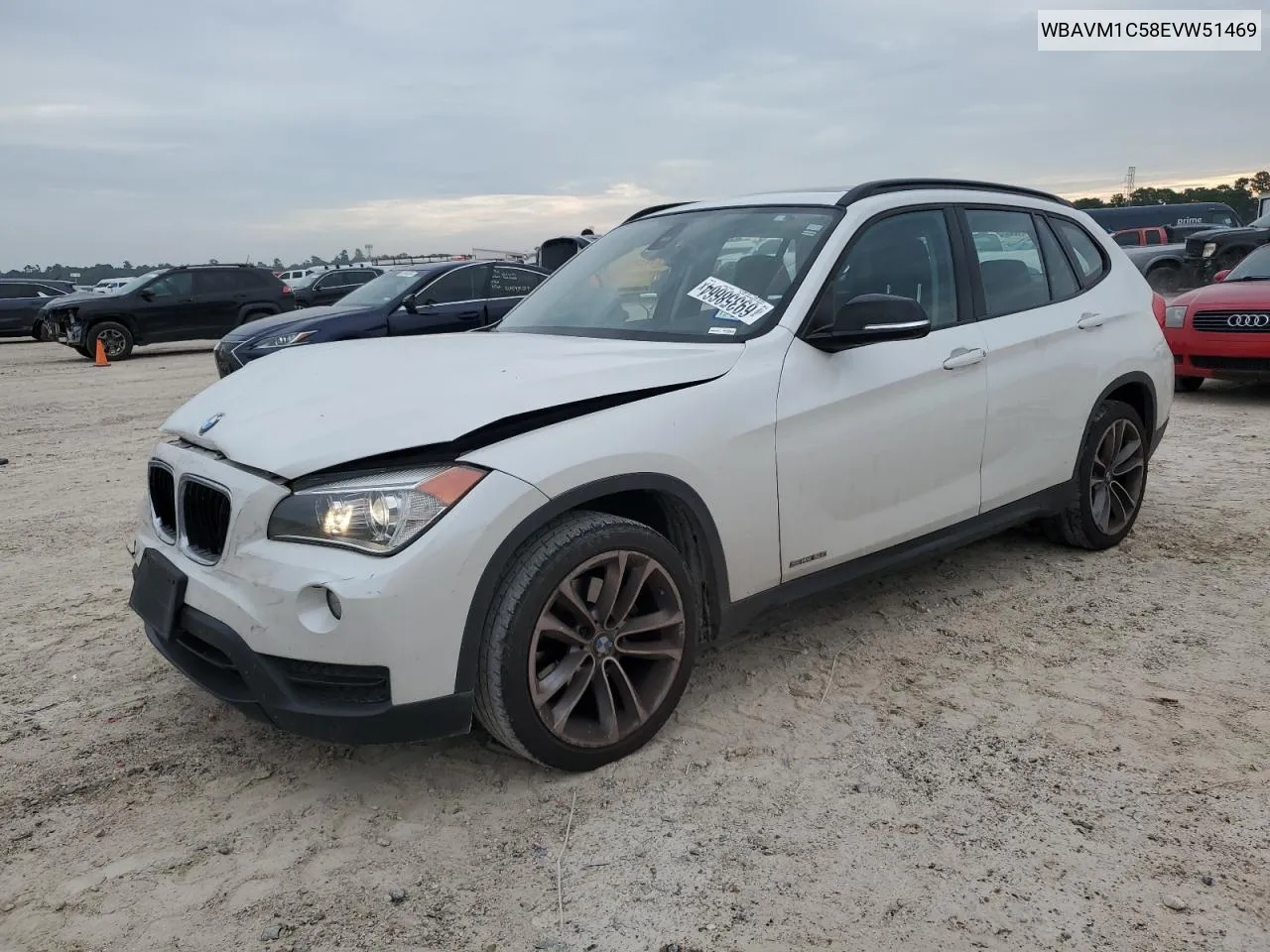 2014 BMW X1 Sdrive28I VIN: WBAVM1C58EVW51469 Lot: 69358664