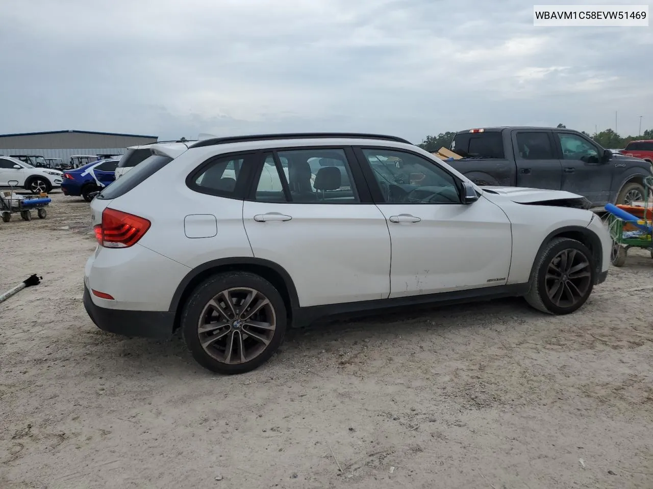 2014 BMW X1 Sdrive28I VIN: WBAVM1C58EVW51469 Lot: 69358664