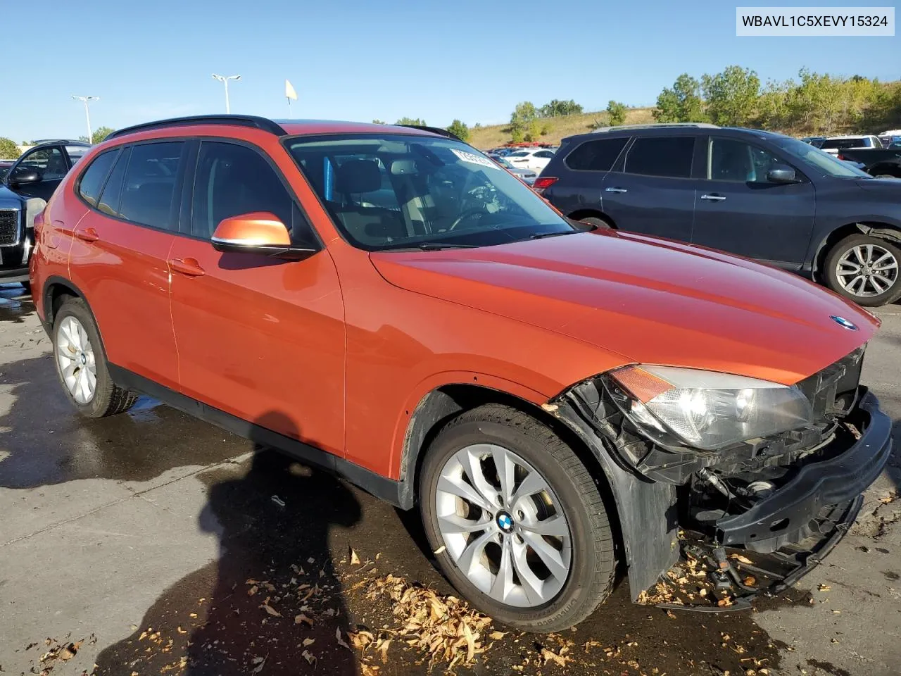 2014 BMW X1 xDrive28I VIN: WBAVL1C5XEVY15324 Lot: 72551274