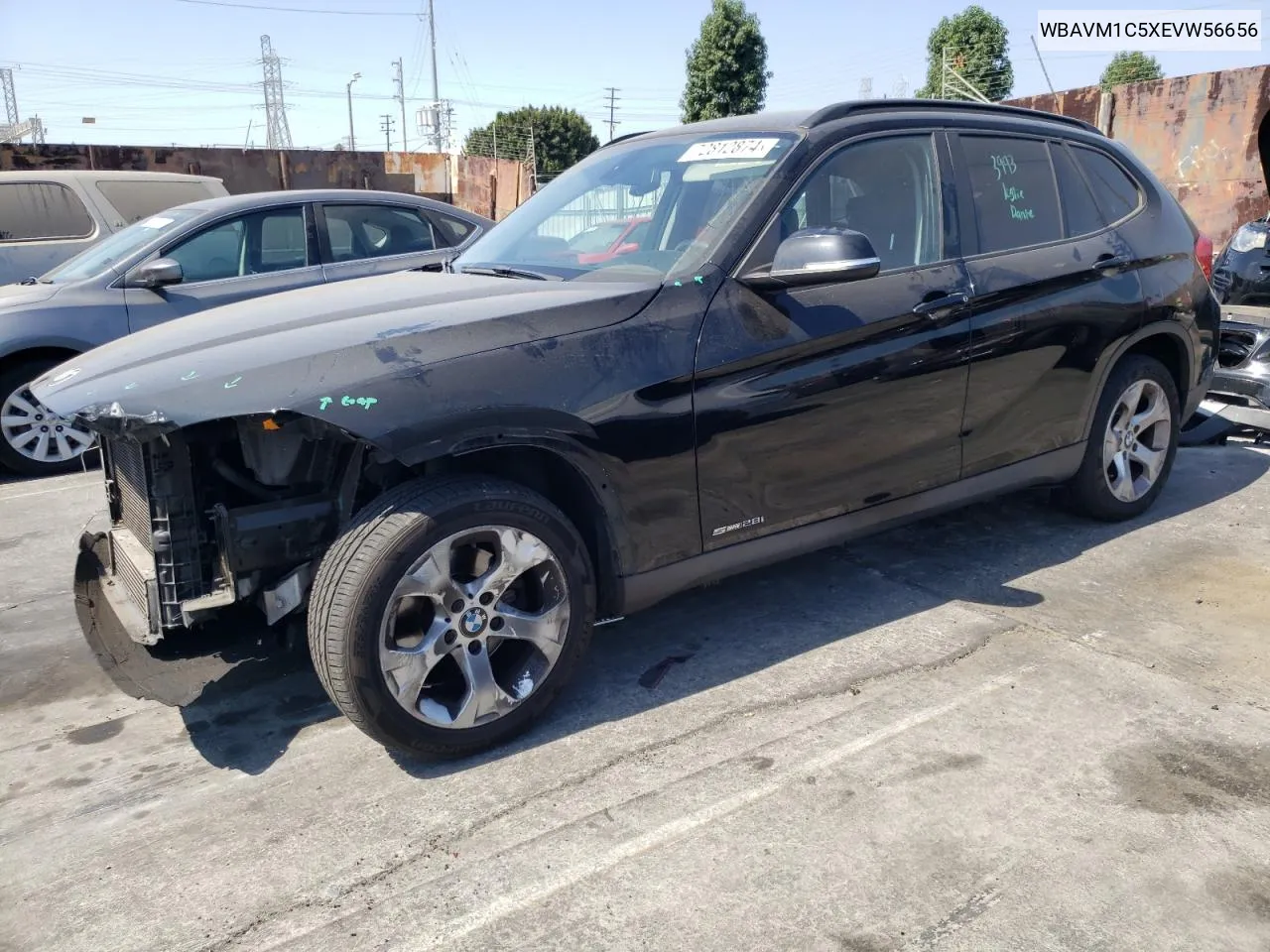 2014 BMW X1 Sdrive28I VIN: WBAVM1C5XEVW56656 Lot: 72812874