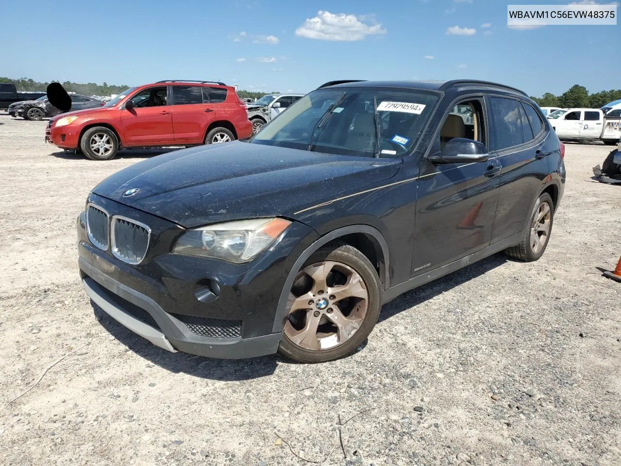 2014 BMW X1 Sdrive28I VIN: WBAVM1C56EVW48375 Lot: 72929594