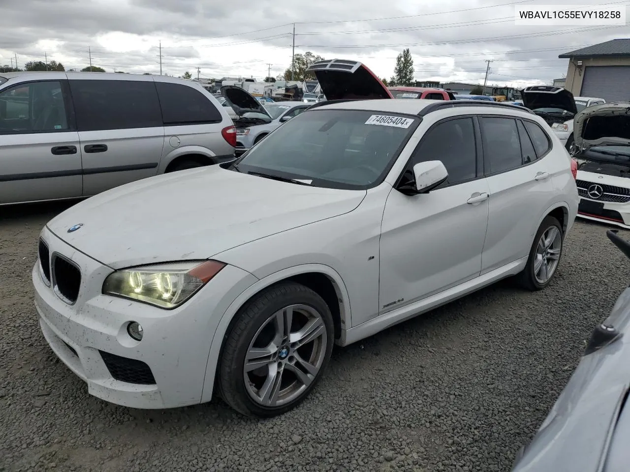 2014 BMW X1 xDrive28I VIN: WBAVL1C55EVY18258 Lot: 74605404