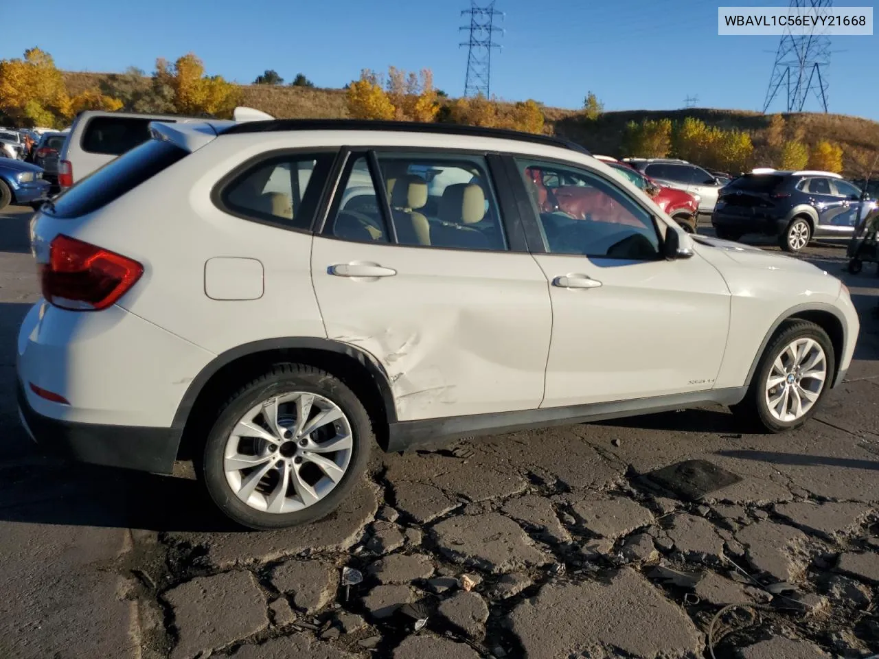 2014 BMW X1 xDrive28I VIN: WBAVL1C56EVY21668 Lot: 74633494