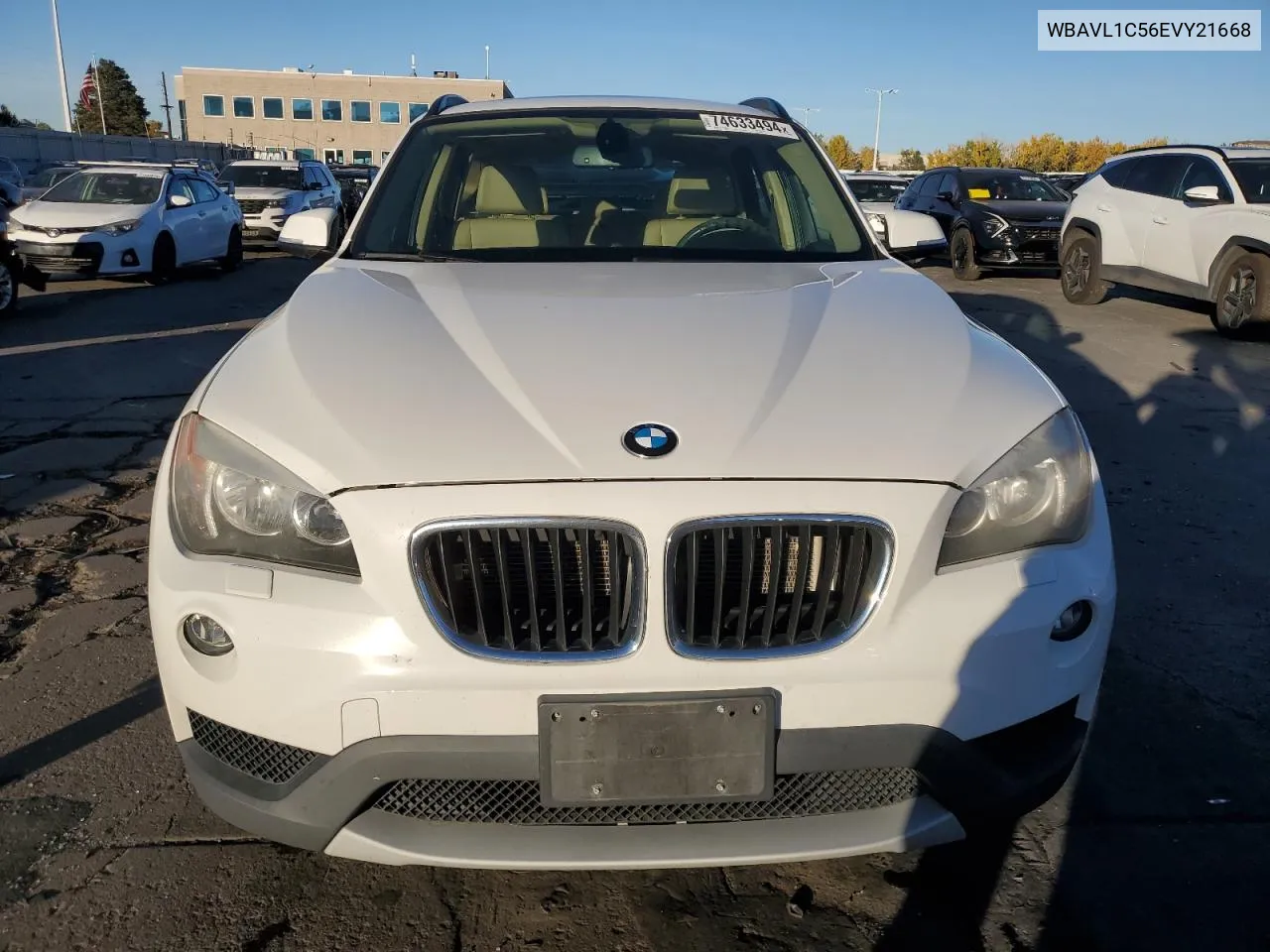 2014 BMW X1 xDrive28I VIN: WBAVL1C56EVY21668 Lot: 74633494