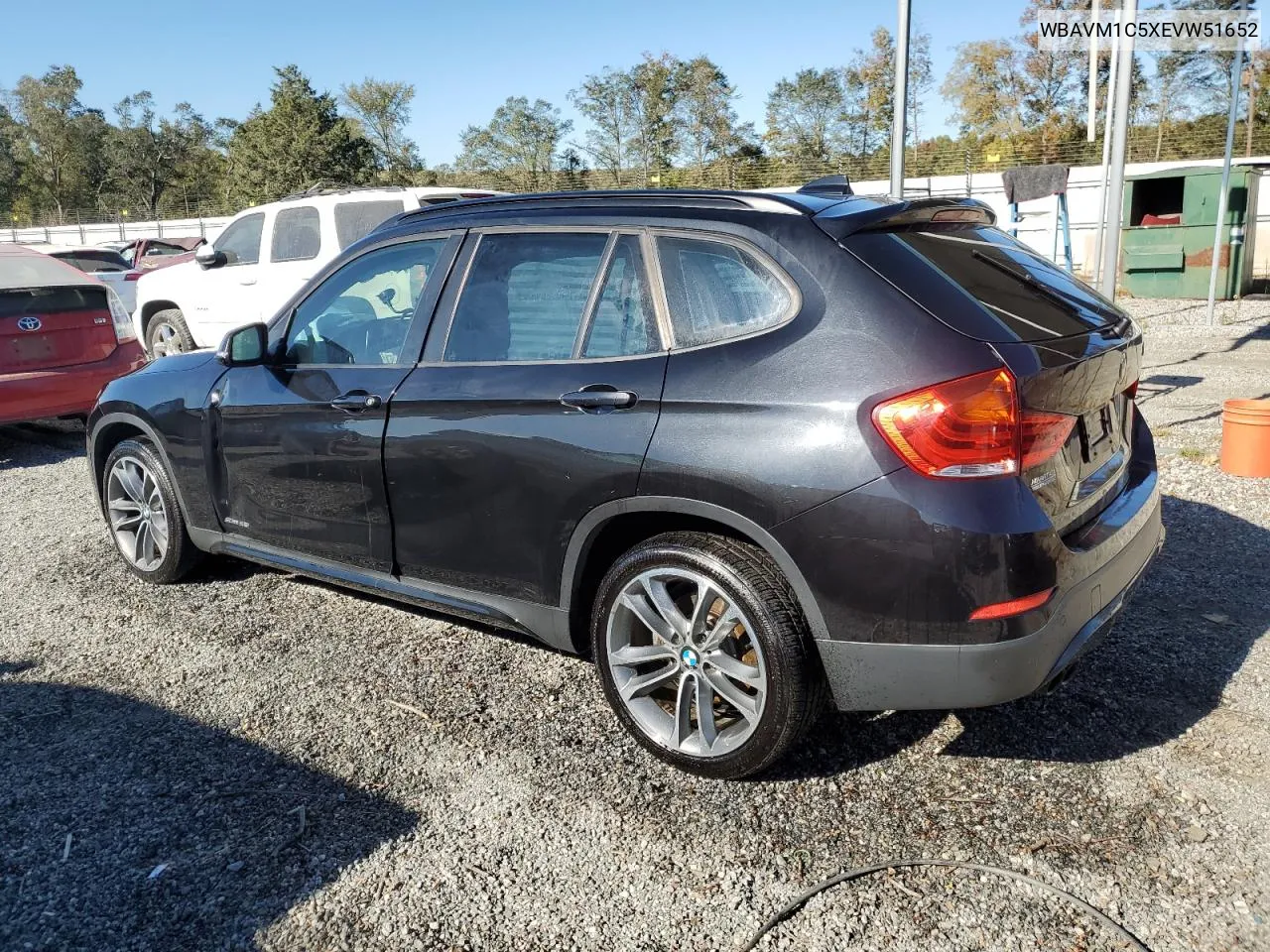 2014 BMW X1 Sdrive28I VIN: WBAVM1C5XEVW51652 Lot: 75324124