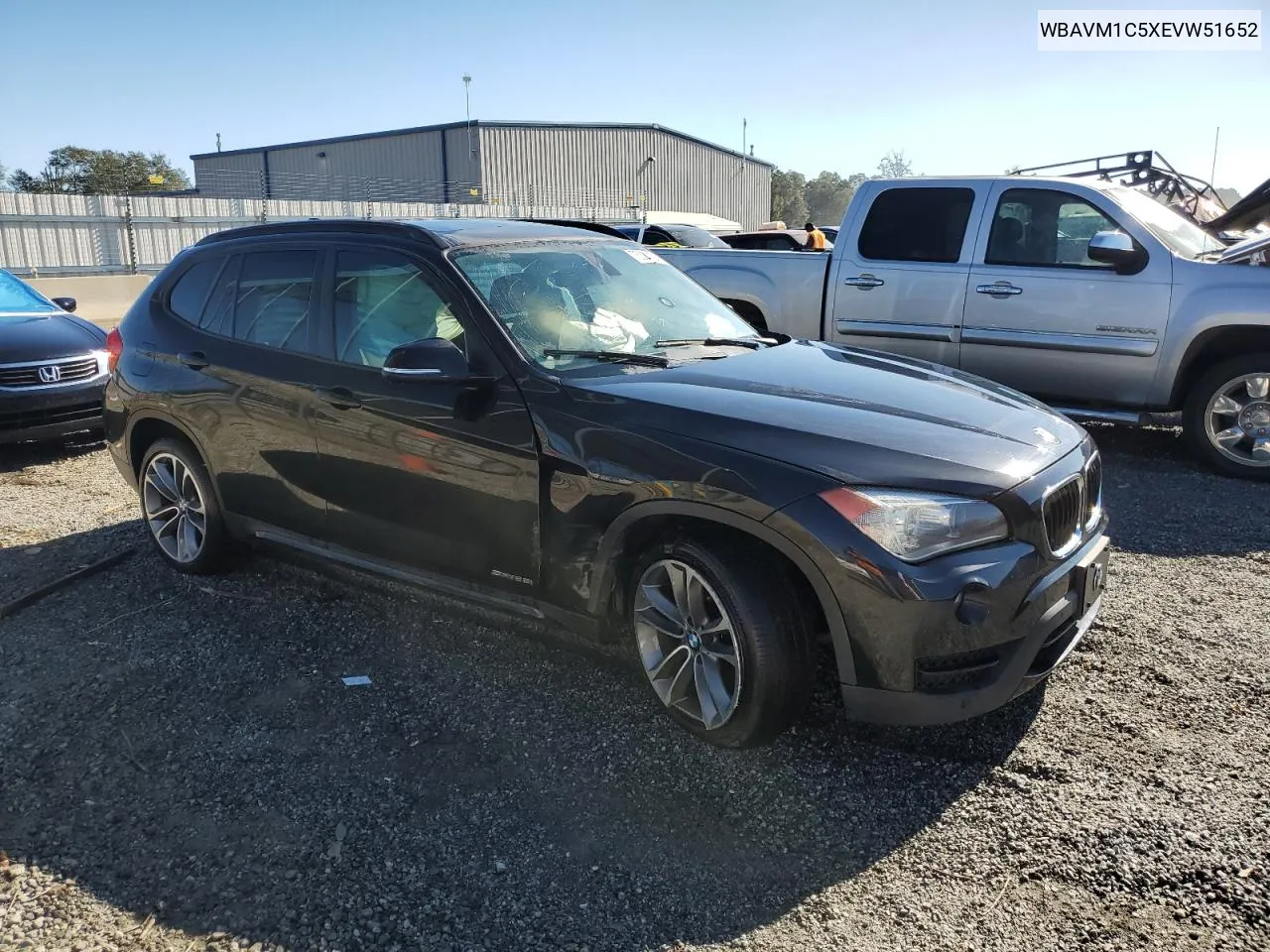 2014 BMW X1 Sdrive28I VIN: WBAVM1C5XEVW51652 Lot: 75324124