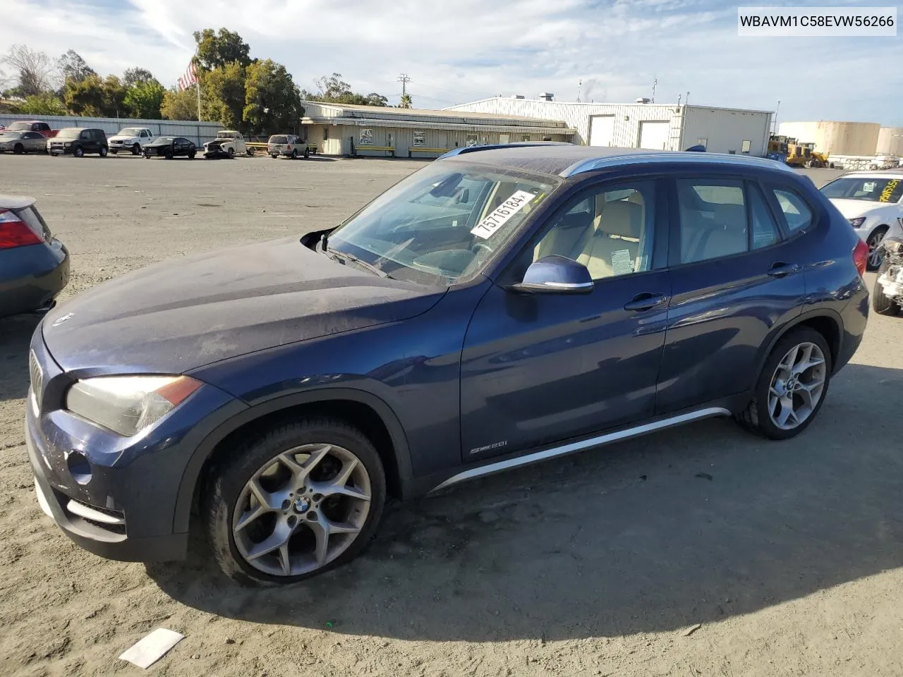 2014 BMW X1 Sdrive28I VIN: WBAVM1C58EVW56266 Lot: 75716184