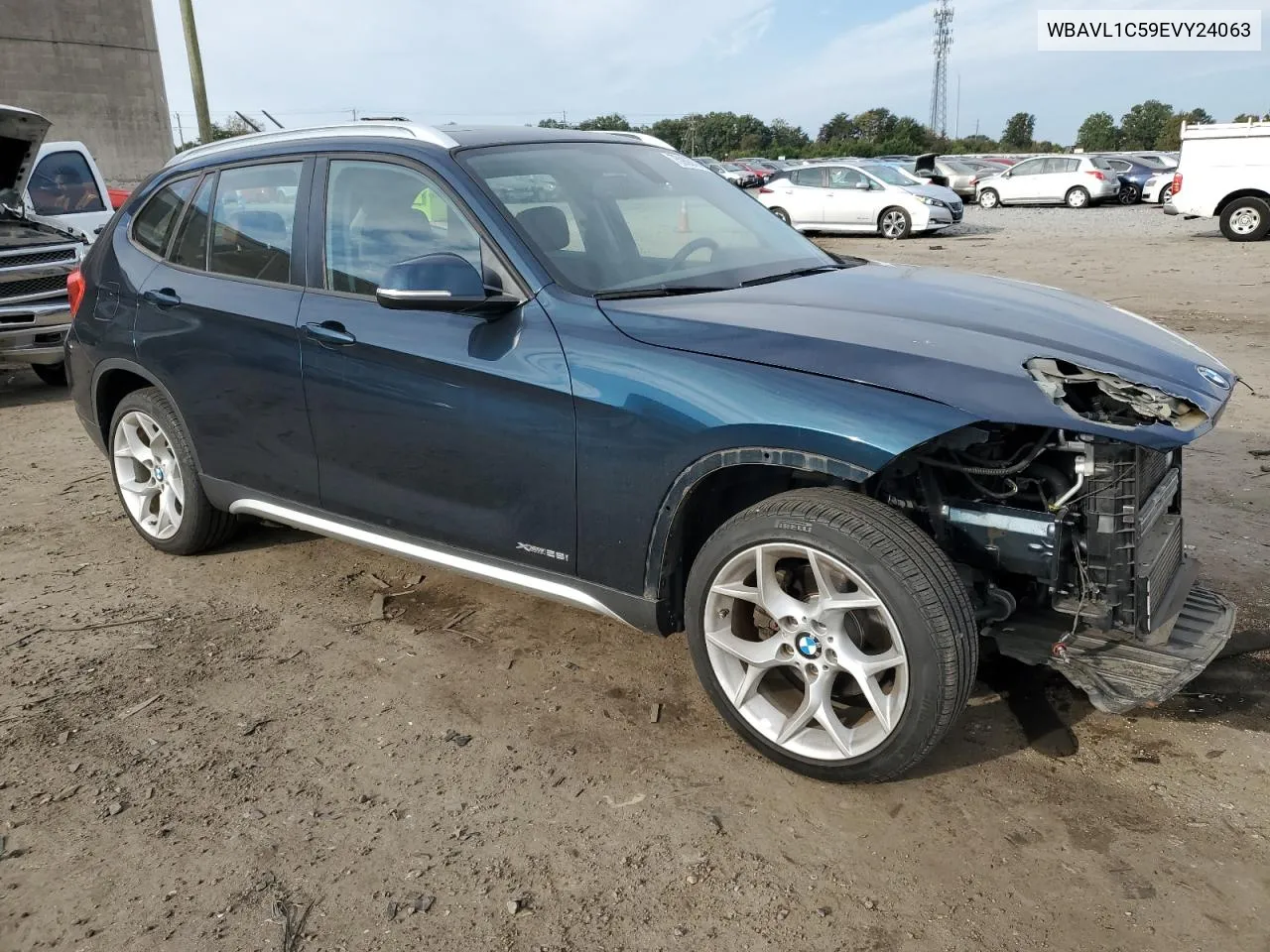 2014 BMW X1 xDrive28I VIN: WBAVL1C59EVY24063 Lot: 75906774