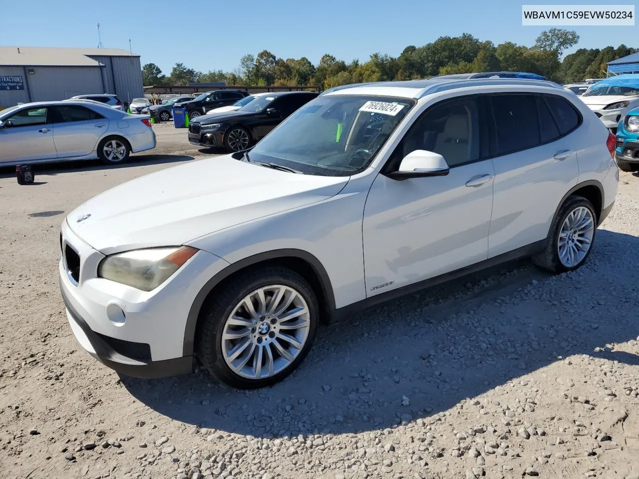 2014 BMW X1 Sdrive28I VIN: WBAVM1C59EVW50234 Lot: 76926024