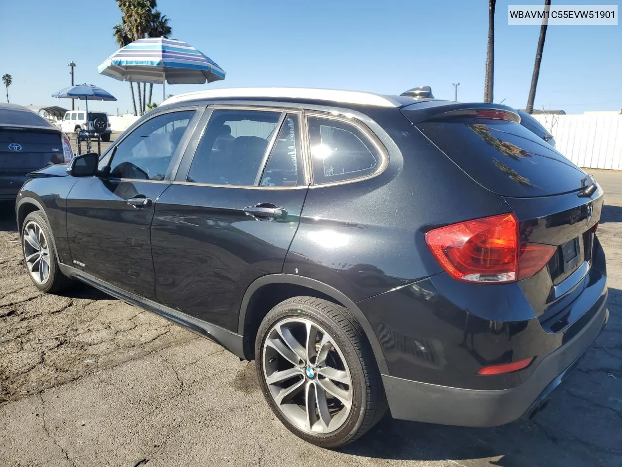 2014 BMW X1 Sdrive28I VIN: WBAVM1C55EVW51901 Lot: 80708154