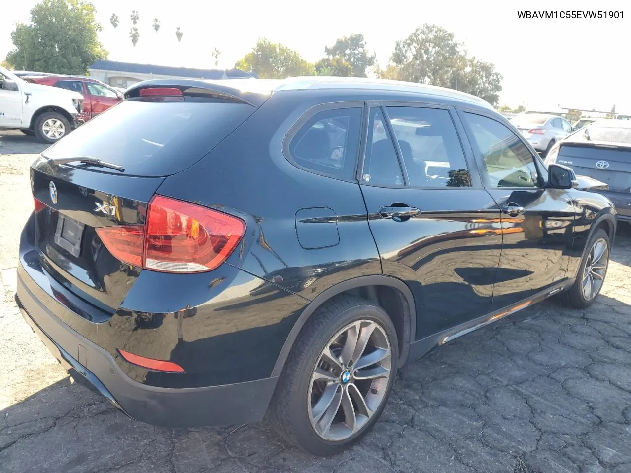 2014 BMW X1 Sdrive28I VIN: WBAVM1C55EVW51901 Lot: 80708154