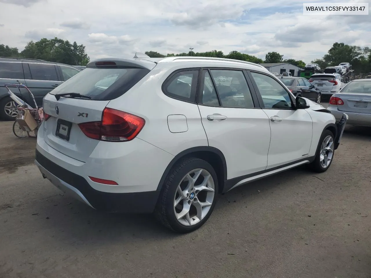 2015 BMW X1 xDrive28I VIN: WBAVL1C53FVY33147 Lot: 58573734