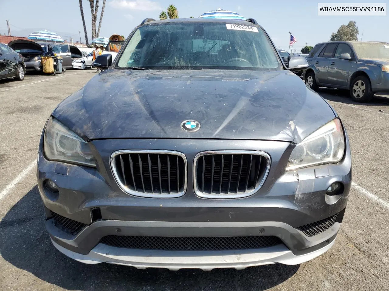 2015 BMW X1 xDrive35I VIN: WBAVM5C55FVV94186 Lot: 71932384