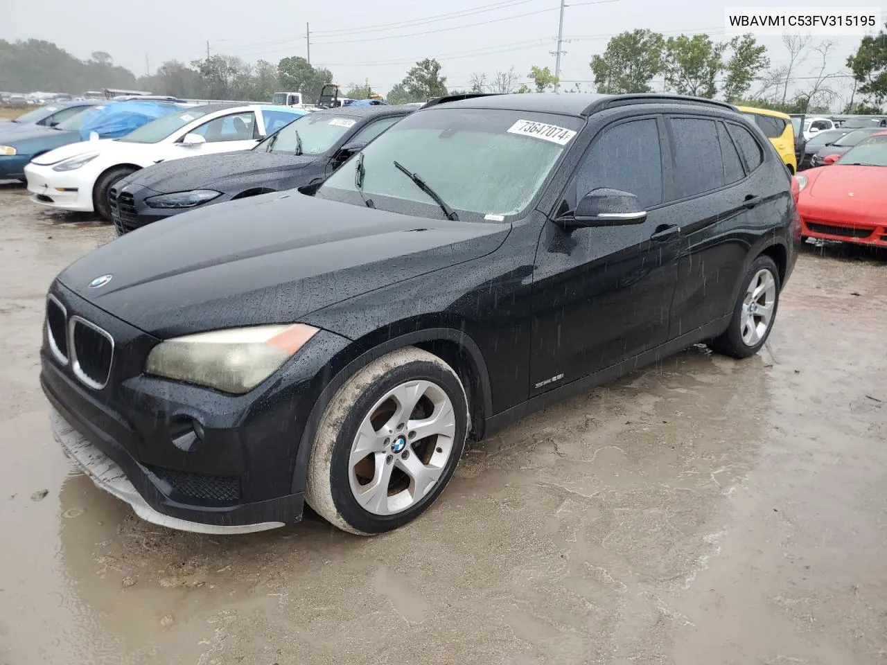 2015 BMW X1 Sdrive28I VIN: WBAVM1C53FV315195 Lot: 73647074