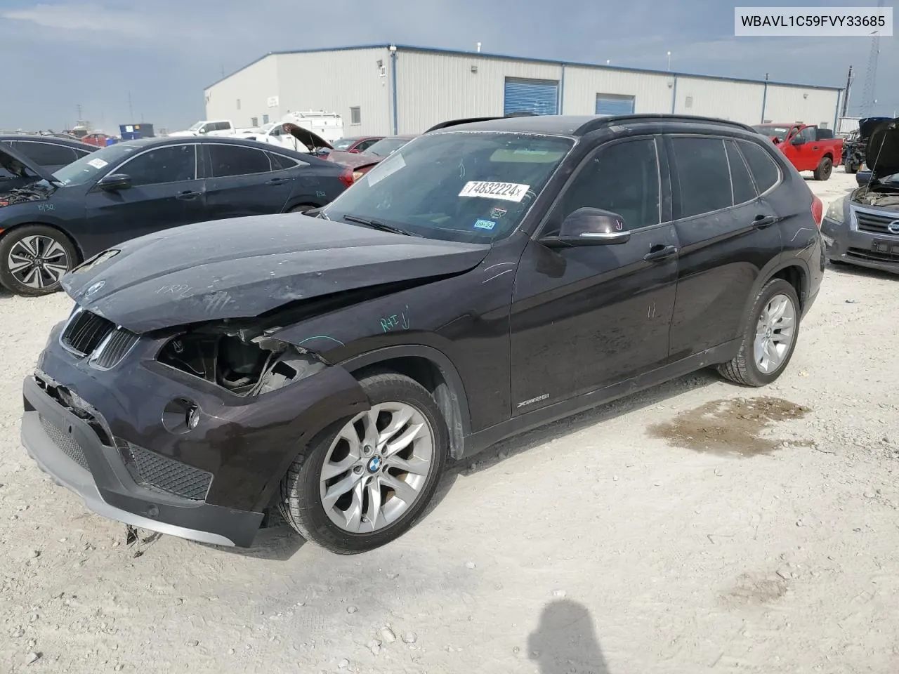 2015 BMW X1 xDrive28I VIN: WBAVL1C59FVY33685 Lot: 74832224