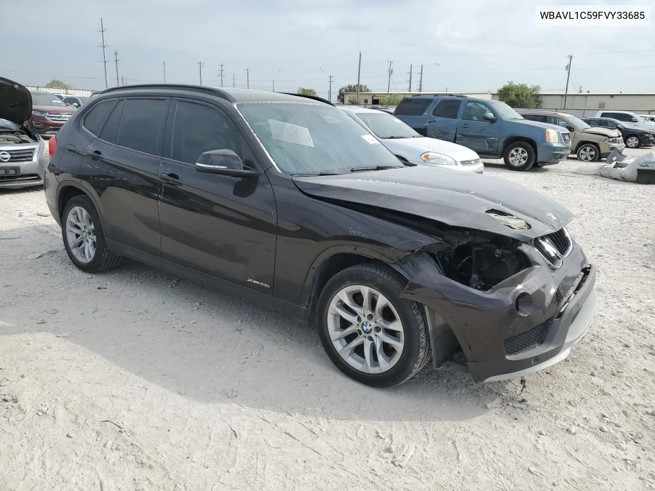 2015 BMW X1 xDrive28I VIN: WBAVL1C59FVY33685 Lot: 74832224