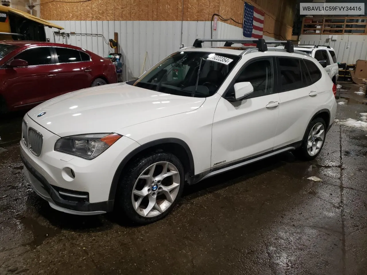 2015 BMW X1 xDrive28I VIN: WBAVL1C59FVY34416 Lot: 79222354