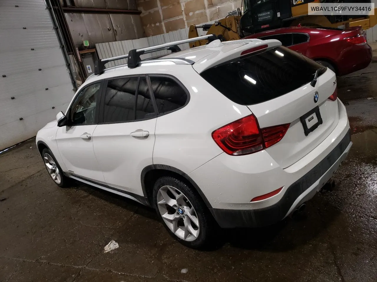 2015 BMW X1 xDrive28I VIN: WBAVL1C59FVY34416 Lot: 79222354