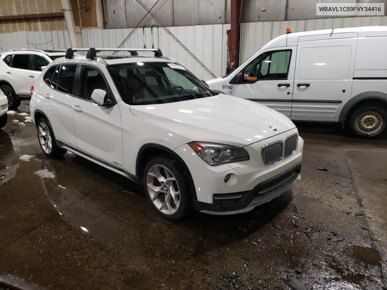 2015 BMW X1 xDrive28I VIN: WBAVL1C59FVY34416 Lot: 79222354