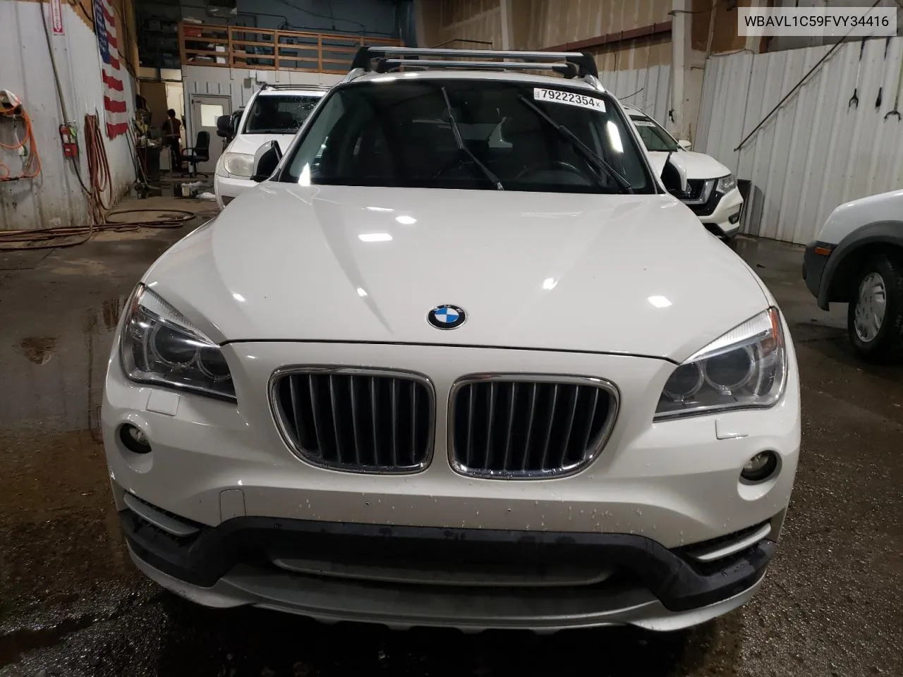 2015 BMW X1 xDrive28I VIN: WBAVL1C59FVY34416 Lot: 79222354