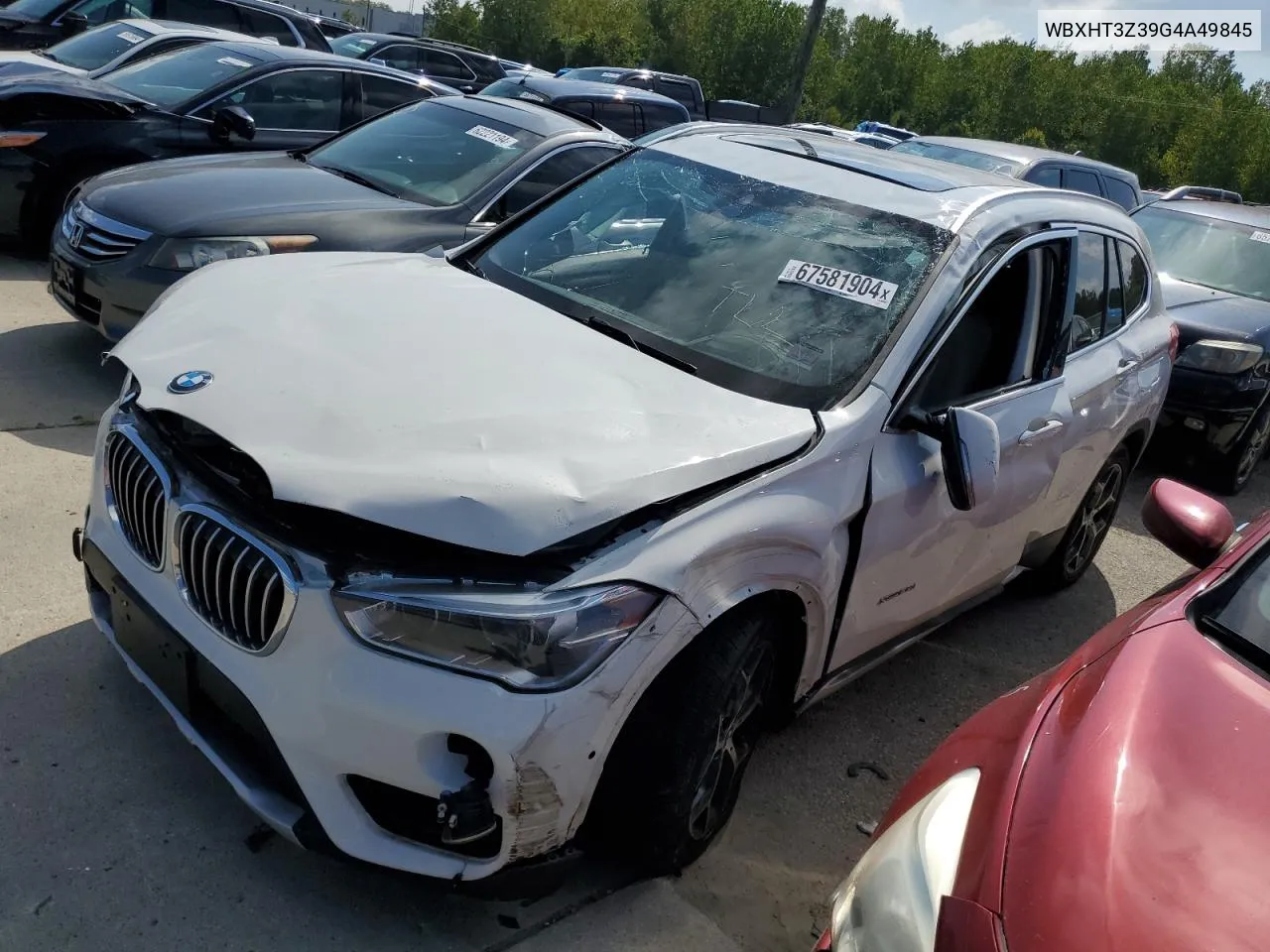 2016 BMW X1 xDrive28I VIN: WBXHT3Z39G4A49845 Lot: 67581904