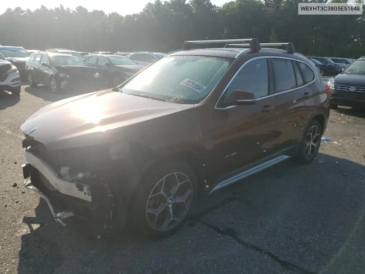 WBXHT3C38G5E51648 2016 BMW X1 xDrive28I