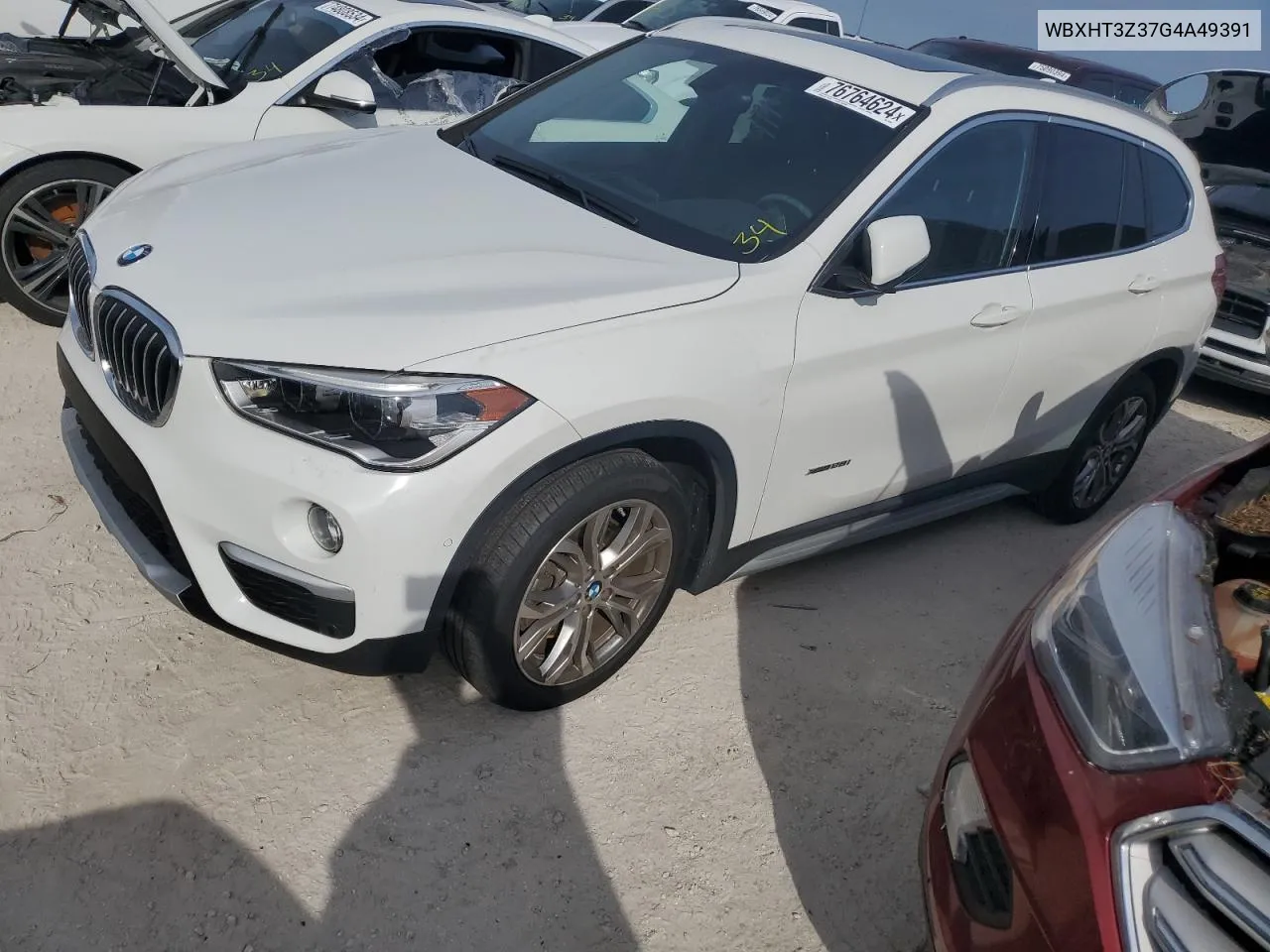 2016 BMW X1 xDrive28I VIN: WBXHT3Z37G4A49391 Lot: 76764624