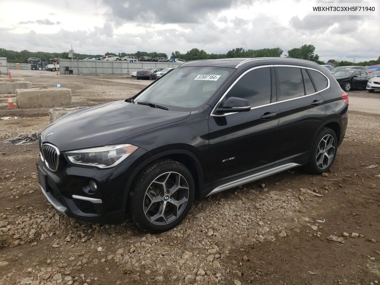 2017 BMW X1 xDrive28I VIN: WBXHT3C3XH5F71940 Lot: 52687164