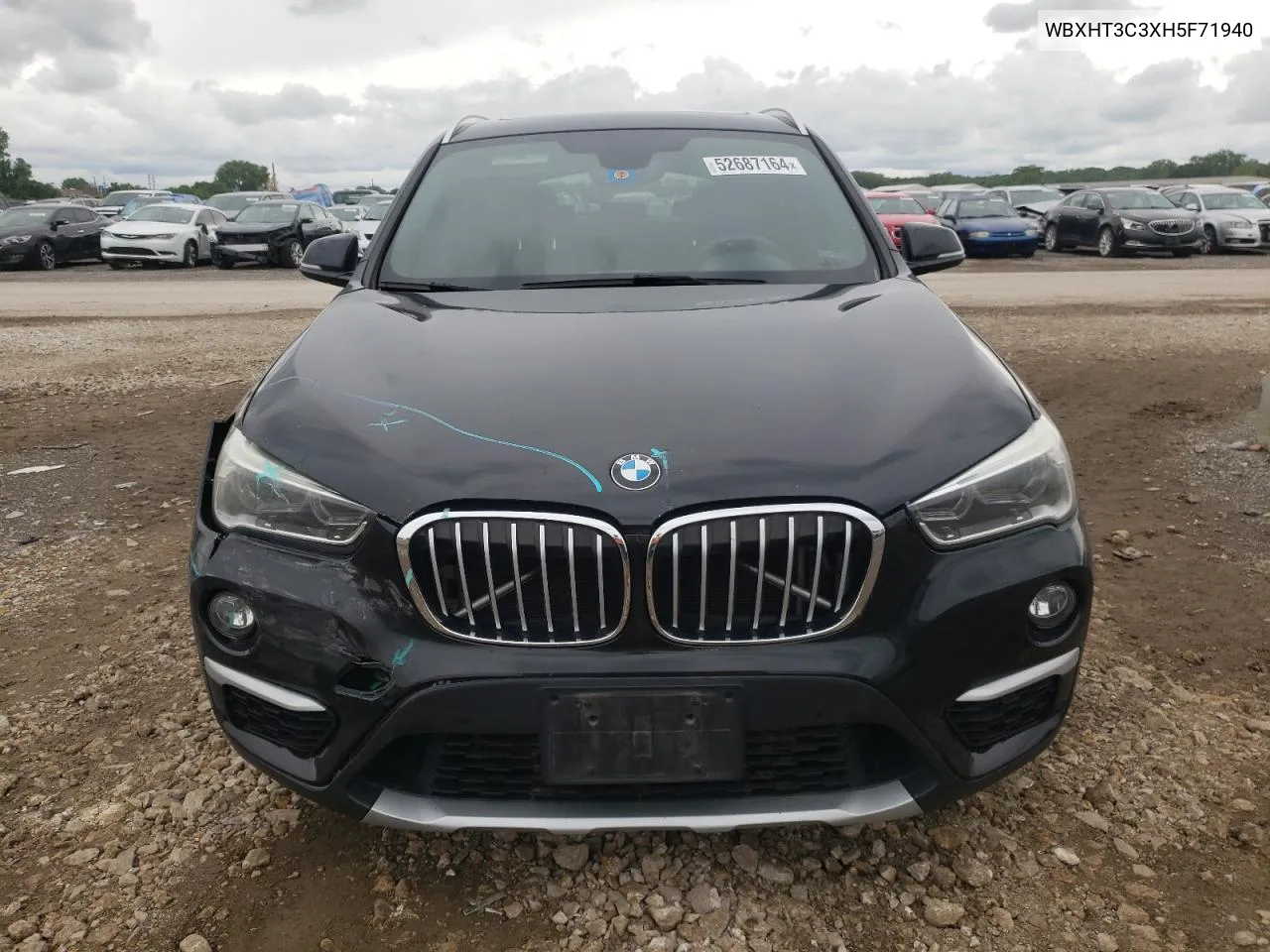 2017 BMW X1 xDrive28I VIN: WBXHT3C3XH5F71940 Lot: 52687164