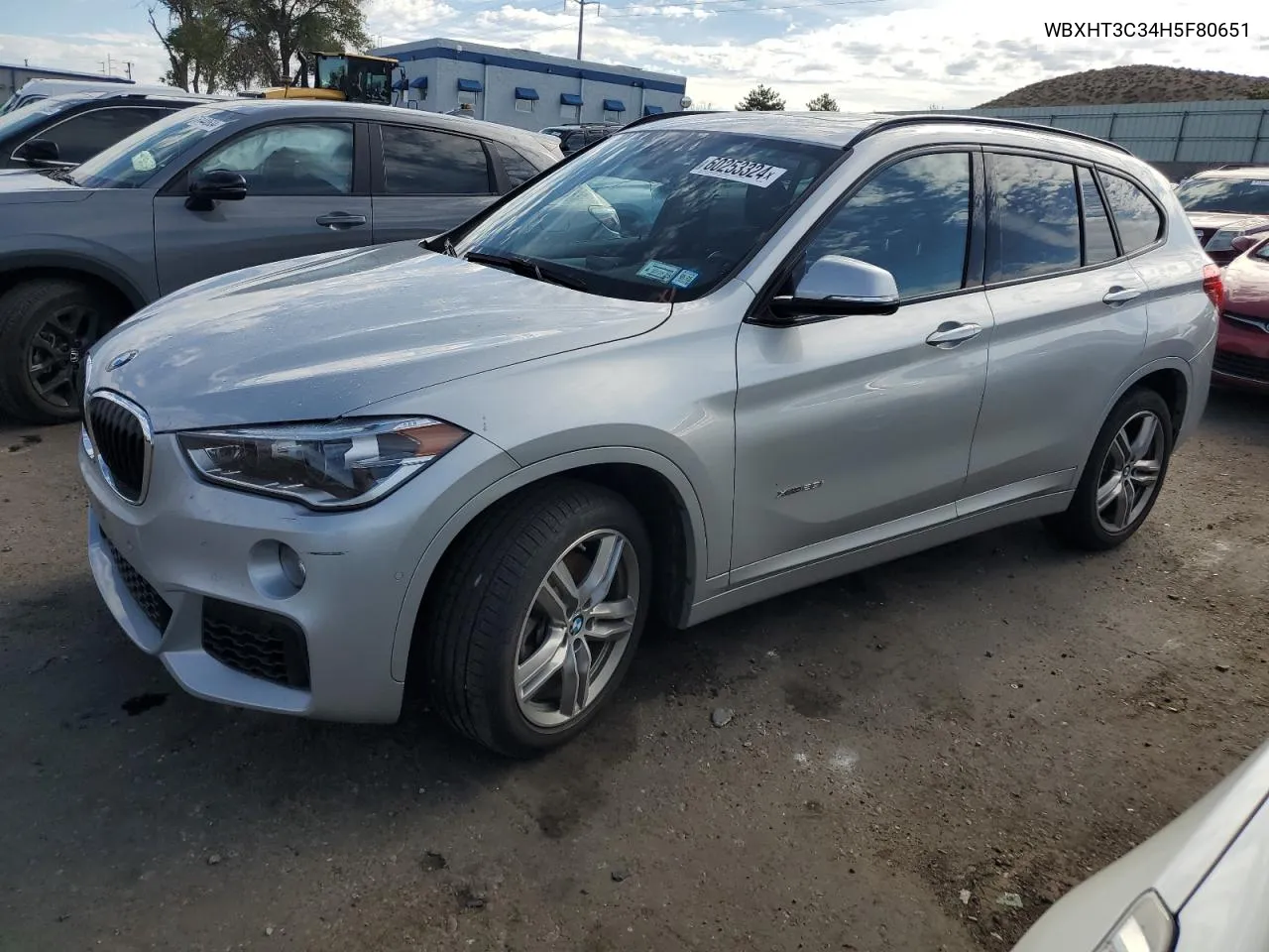 2017 BMW X1 xDrive28I VIN: WBXHT3C34H5F80651 Lot: 60253324