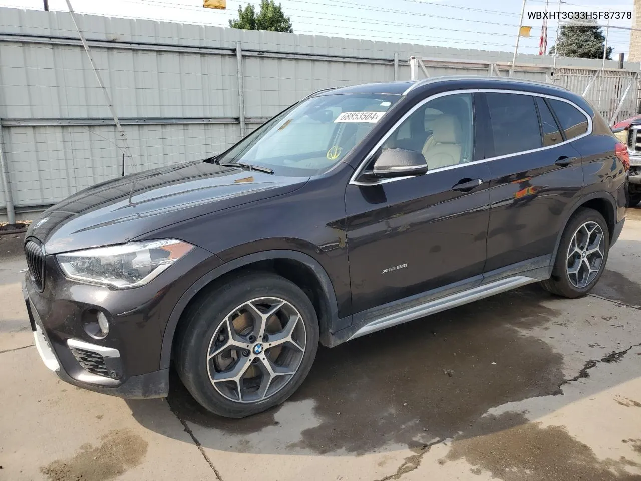 WBXHT3C33H5F87378 2017 BMW X1 xDrive28I