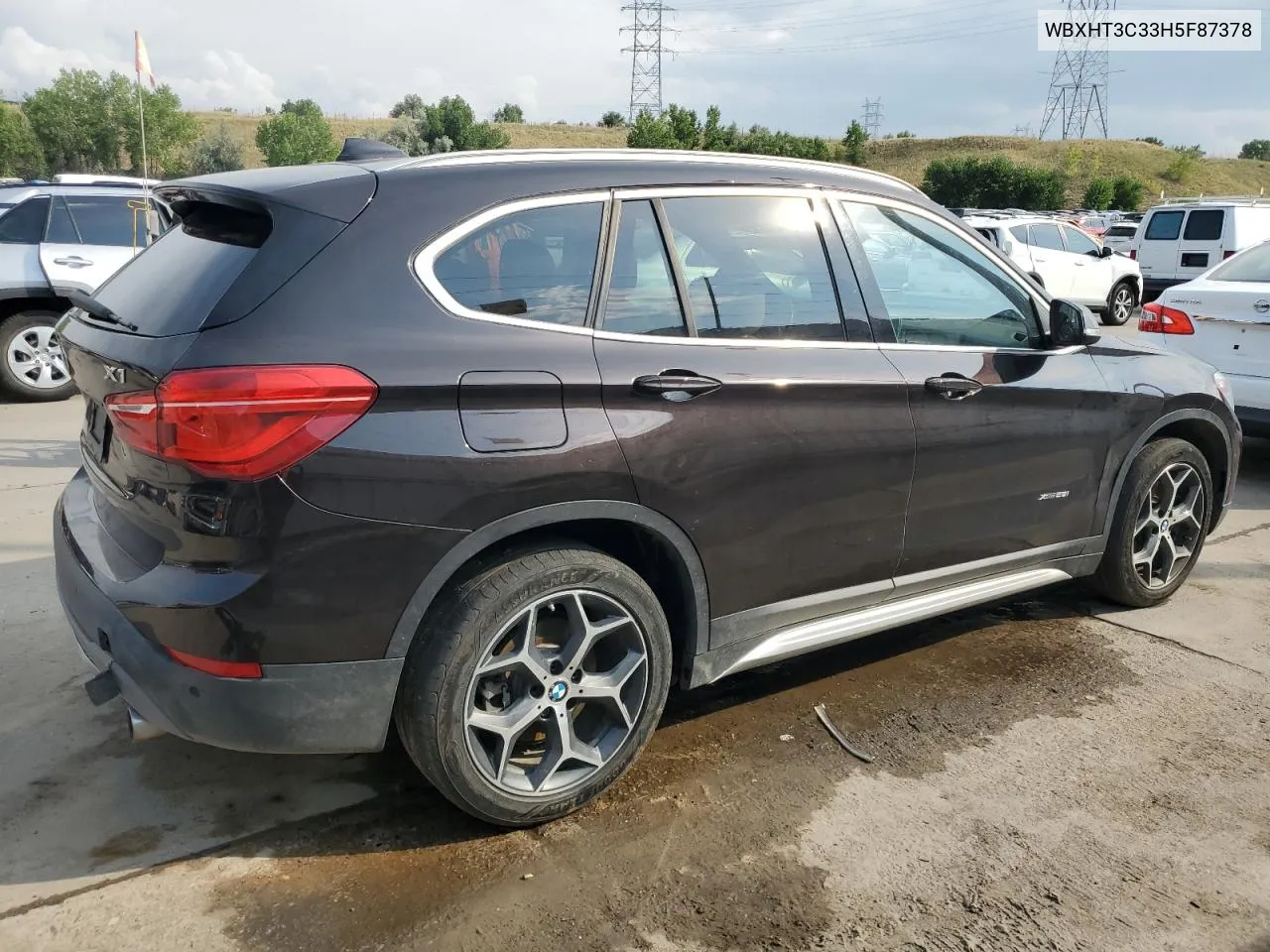 2017 BMW X1 xDrive28I VIN: WBXHT3C33H5F87378 Lot: 68853504