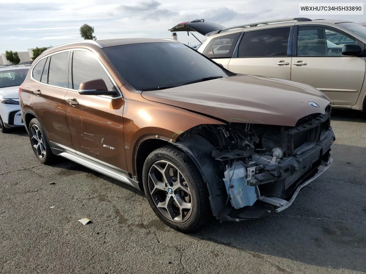 2017 BMW X1 Sdrive28I VIN: WBXHU7C34H5H33890 Lot: 71977544