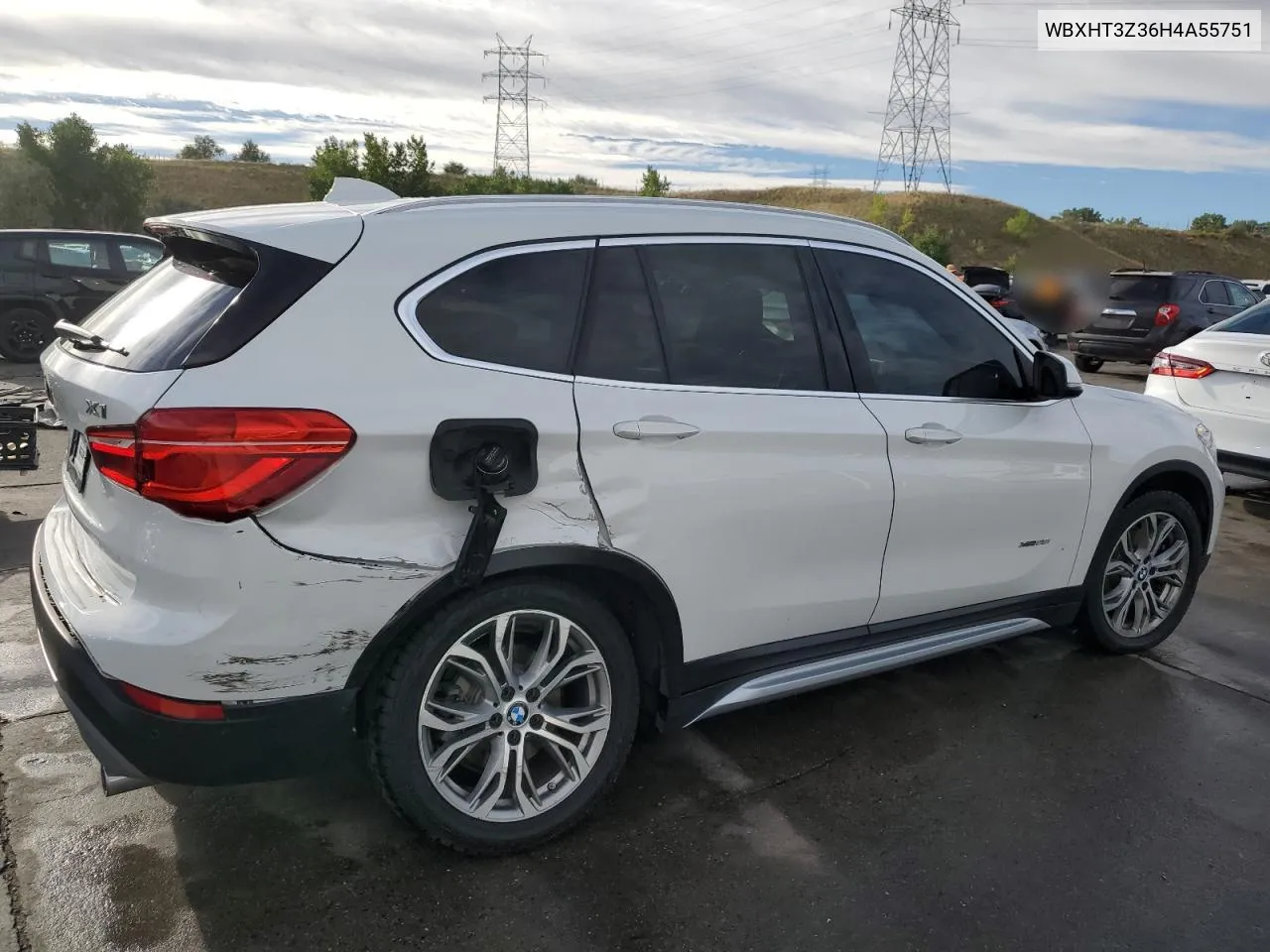 2017 BMW X1 xDrive28I VIN: WBXHT3Z36H4A55751 Lot: 72280824