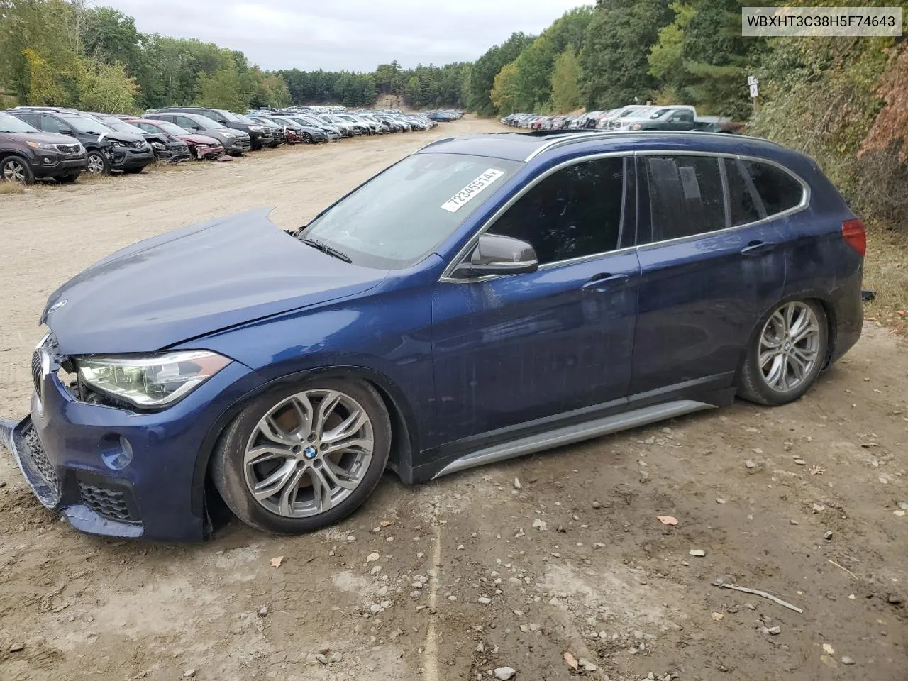 2017 BMW X1 xDrive28I VIN: WBXHT3C38H5F74643 Lot: 72345914