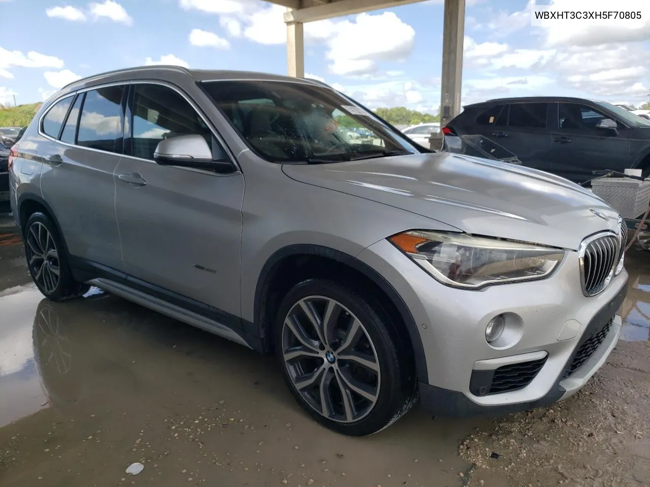 2017 BMW X1 xDrive28I VIN: WBXHT3C3XH5F70805 Lot: 74122104