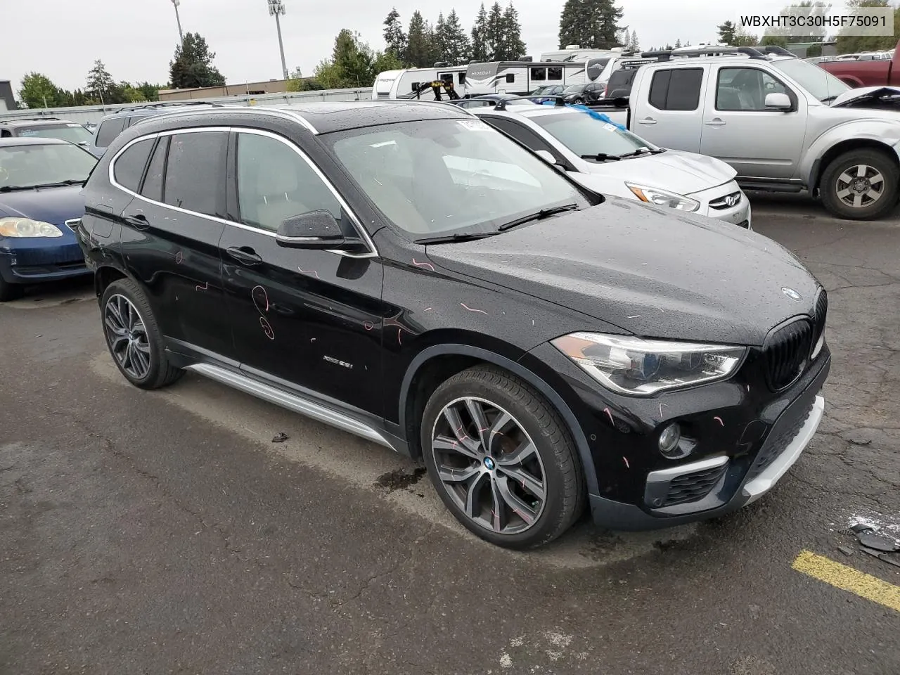 2017 BMW X1 xDrive28I VIN: WBXHT3C30H5F75091 Lot: 74713584