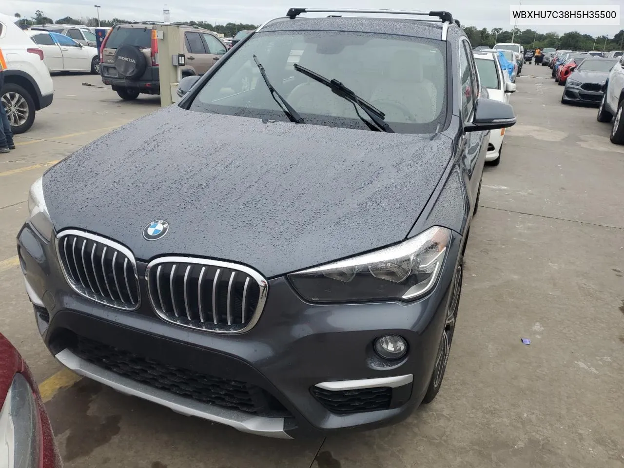 2017 BMW X1 Sdrive28I VIN: WBXHU7C38H5H35500 Lot: 74928994