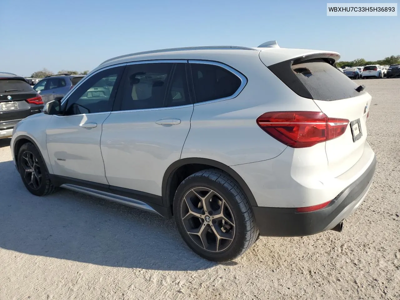 2017 BMW X1 Sdrive28I VIN: WBXHU7C33H5H36893 Lot: 76062714