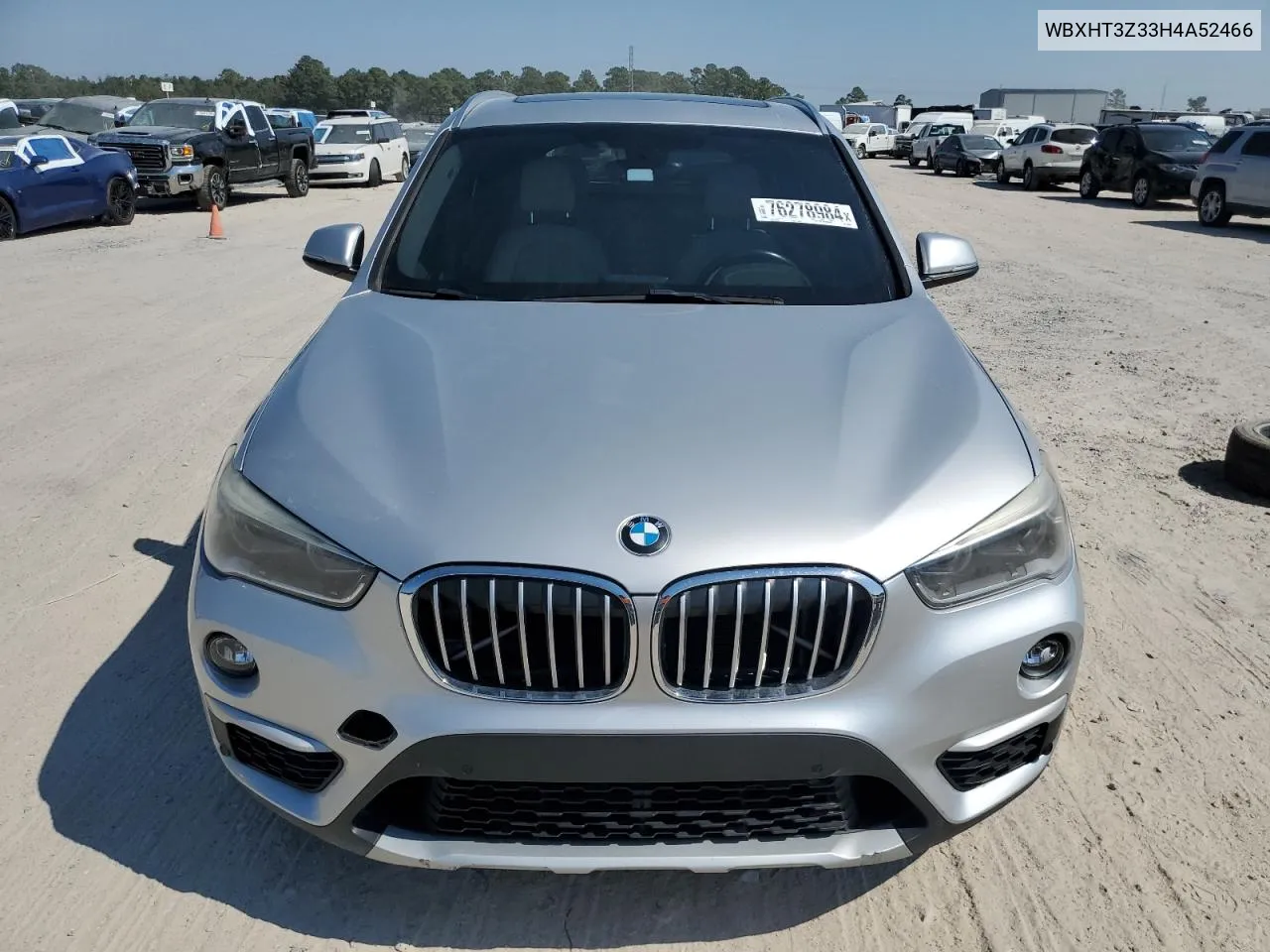 2017 BMW X1 xDrive28I VIN: WBXHT3Z33H4A52466 Lot: 76278984